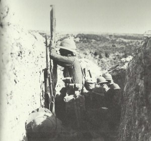 British trenches Gallipoli 