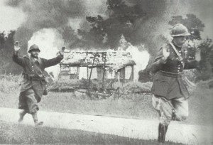 French soldiers surrender 