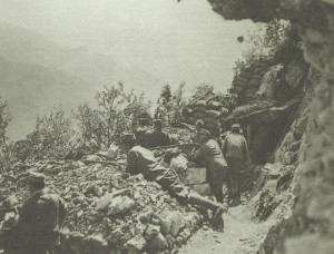 Trenches above the Isonzo