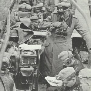 Guderian in his command vehicle