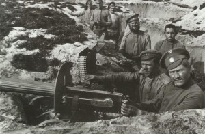  position with M190 'Sokolov' Maxim machine-gun