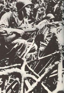 US Marines with Garand in the jungle