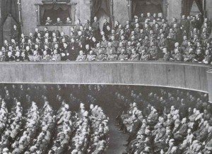 Members of the Reichstag during Hitler's speech from 19 July