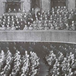 Members of the Reichstag during Hitler's speech from 19 July