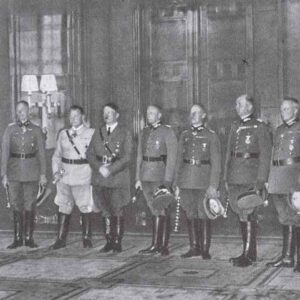 Führer with the newly created Field Marshals