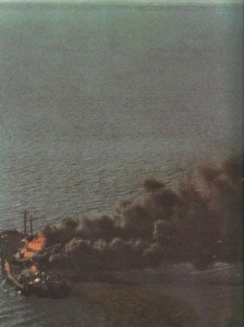 Destruction of a merchantman