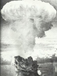 mushroom cloud over Hiroshima