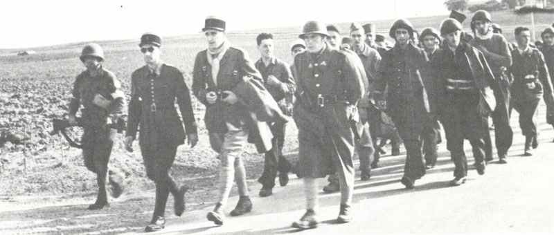 captured Vichy French soldiers