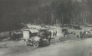 German aid station in the Vosges