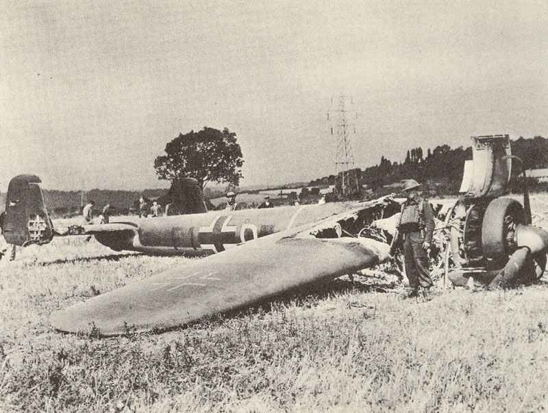 Downed Do 17 bomber