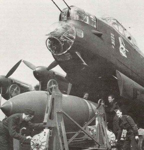 bomb-up a Lancaster with a 12,000 lb Tallboy bomb