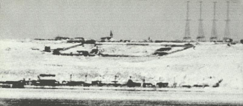 radar towers on the British coast at Dover