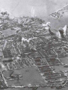Air raid on the naval port of Portsmouth