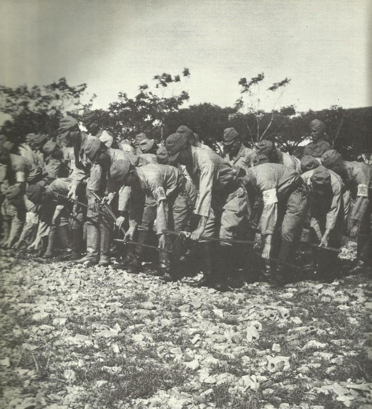 Japanese lay down their swords