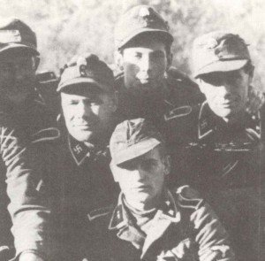 NCOs of Latvian 19. Waffen-SS division