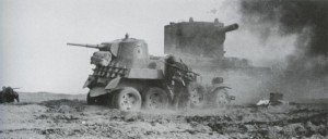 Two SS men from LSSAH destroying finally two Russian vehicles 