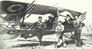Nieuport with Prieur rockets
