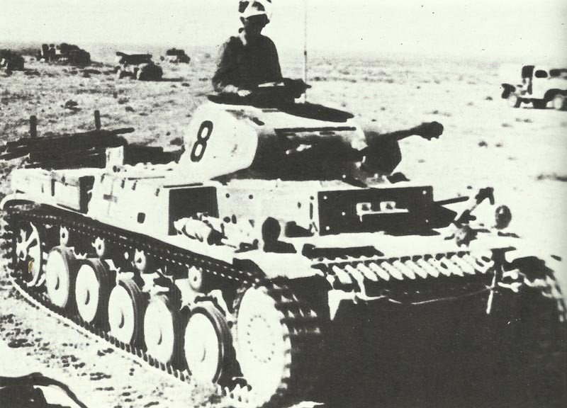 Panzer II of Afrika Korps
