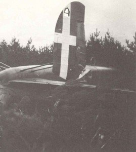 Wreck of a shot down Italian Fiat BR20 Cicogna bomber in South England. 