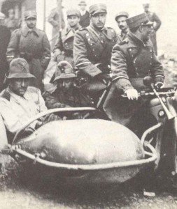 Captured Italian officers in Greece