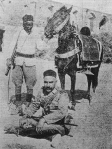 urkish officer and his African batman in Libya