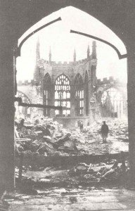 destroyed cathedral of Coventry