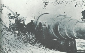 Krupp coastal artillery gun Dardanelles