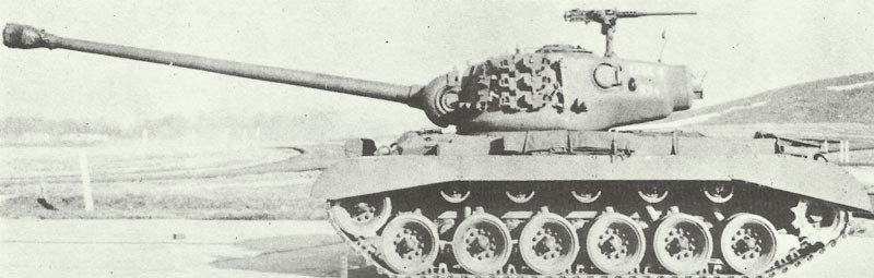 T26E4 with T15E2 gun