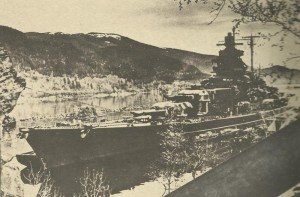 Tirpitz in Norwegian fjord