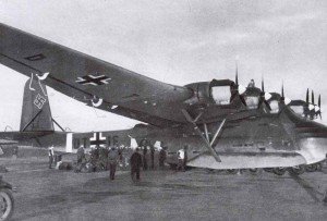 German soldiers are embarking a Me 323 Gigant transport plane