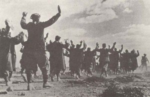 Captured Italians at Tobruk. 