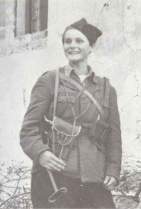 Yugoslav partisan woman soldier