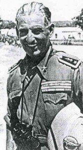 Lieutenant-Colonel Janari, commander of the Italian 2nd Spahis Colonial Cavalry Regiment
