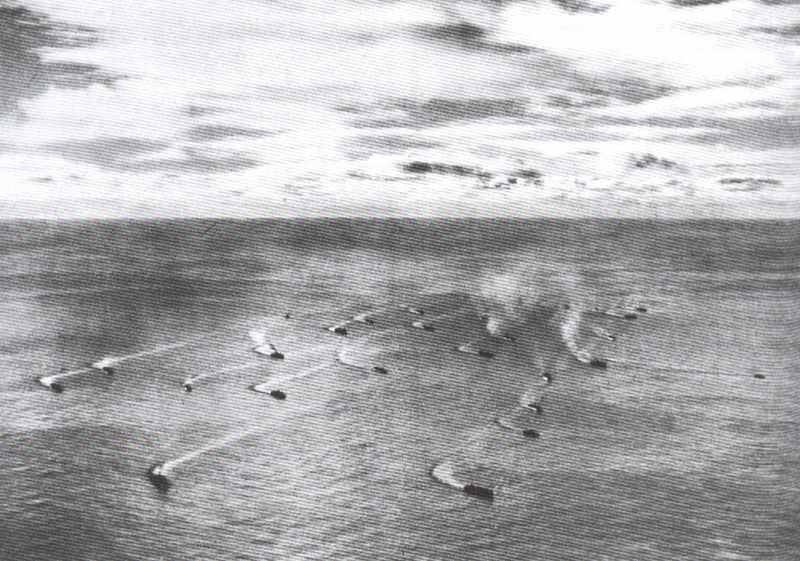 convoy approaches the British coast