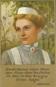 German postcard with the popular nurse motif.