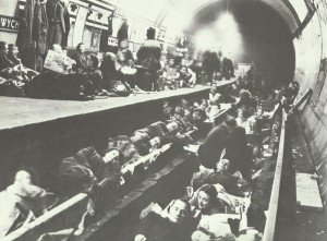 Underground stations as air raid shelters
