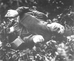 dead Russian soldier