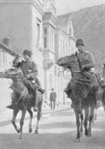 Russian cavalry entering Trebizond