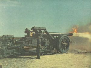 German heavy battery salvoes positions at Tobruk 