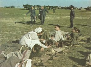 Ju 52 1943 Sicily as ambulance