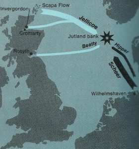 map battle Jutland Bank