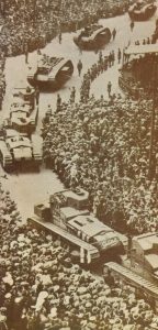 British victory parade in Dublin