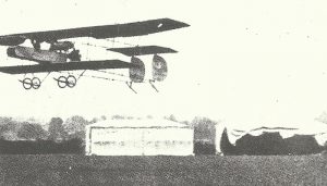 Short pusher instructor biplane 