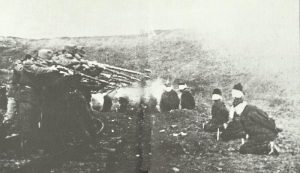 execution of Serbian guerrillas 