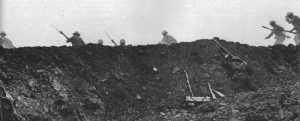 Film sequence of the film 'Battle of the Somme'