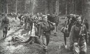 German infantry advancing 