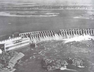 sabotaged Zaporozhe Dam 