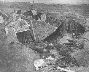 German dead at their MG post