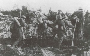 Italian infantry during an assault