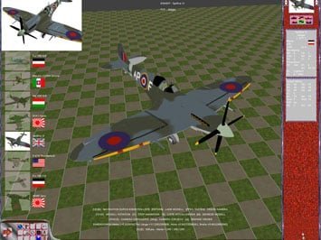 3d model of a Spitfire